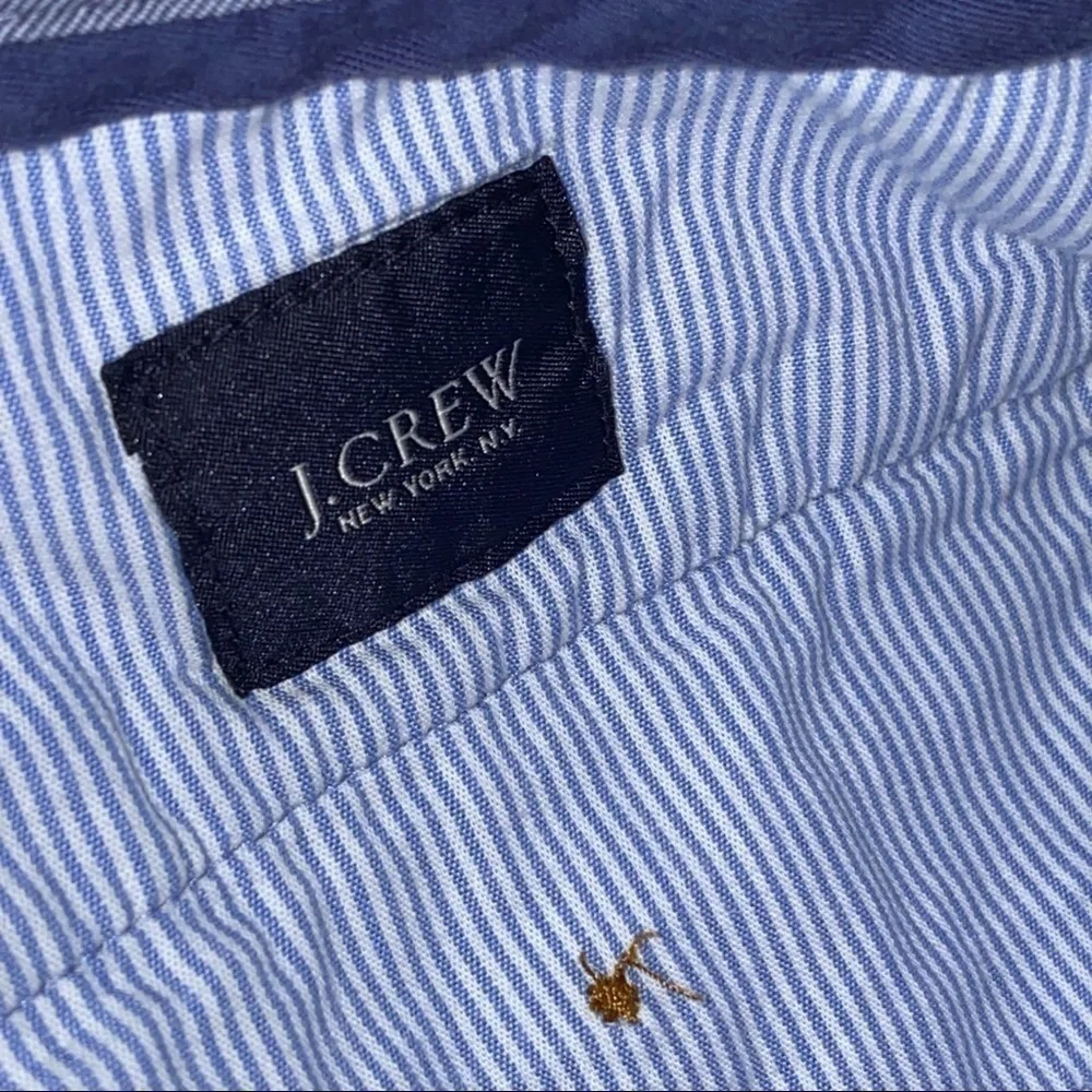 J. CREW | Club Shorts Blue Chambray 36 Bermuda 10.5”